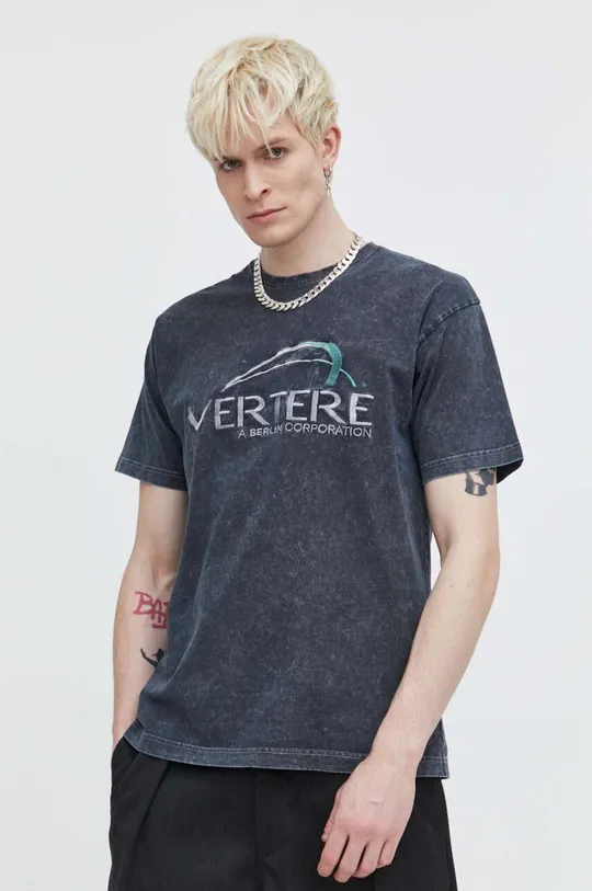 szary Vertere Berlin t-shirt bawełniany CORPORATE