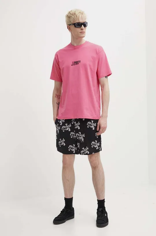 Bombažna kratka majica Vertere Berlin roza