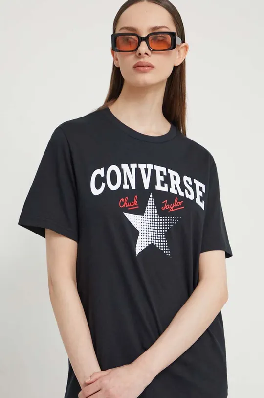 Bavlnené tričko Converse 100 % Bavlna