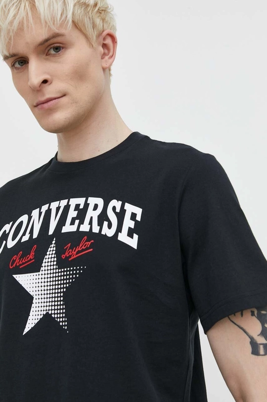 Βαμβακερό μπλουζάκι Converse Unisex