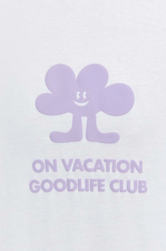 Βαμβακερό μπλουζάκι On Vacation Goodlife Club