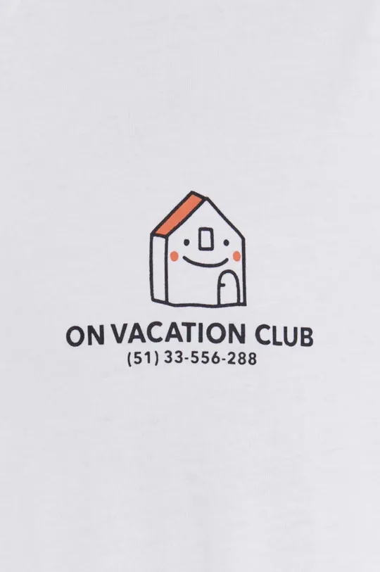Bombažna kratka majica On Vacation Mi Casa