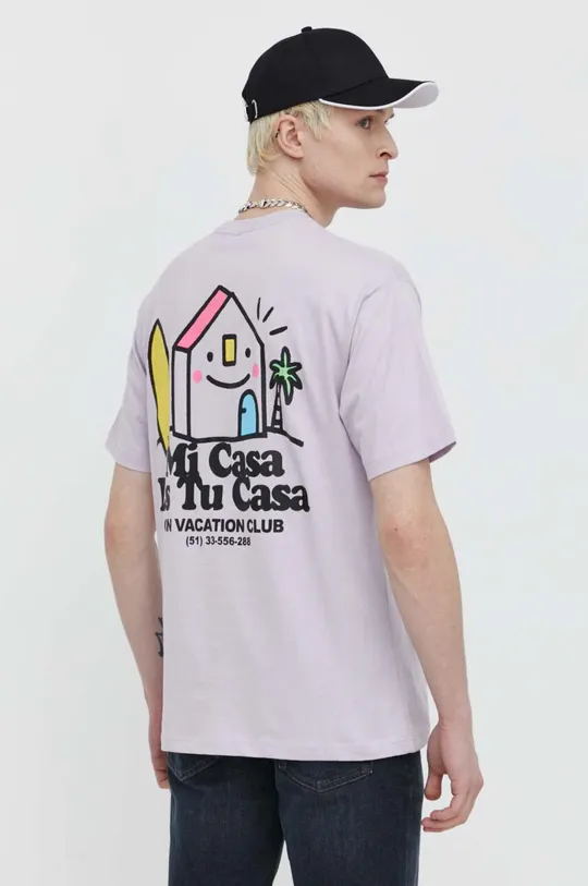 Bavlnené tričko On Vacation Mi Casa Unisex