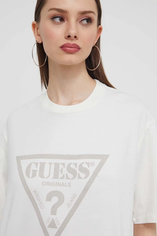 Βαμβακερό μπλουζάκι Guess Originals