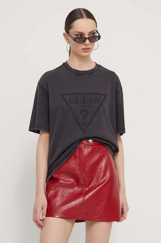 Βαμβακερό μπλουζάκι Guess Originals 100% Βαμβάκι