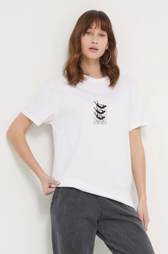 Kaotiko t-shirt bawełniany biały