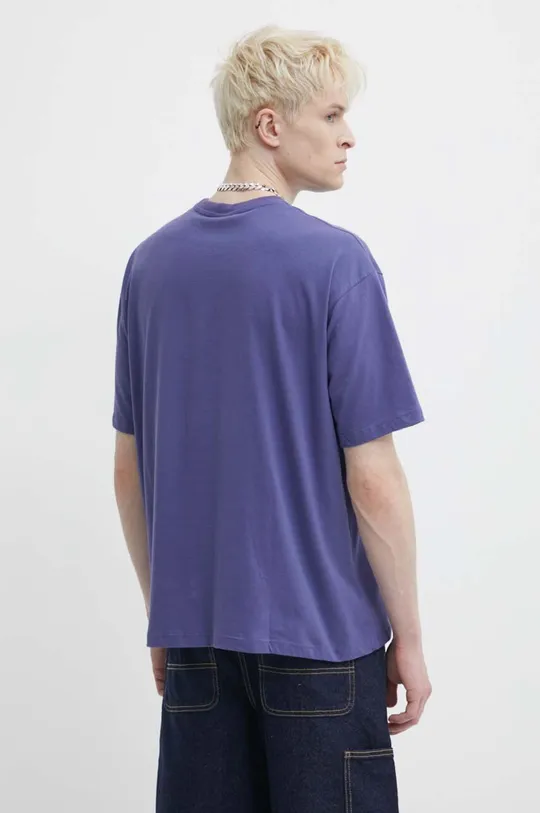 fioletowy Kaotiko t-shirt bawełniany