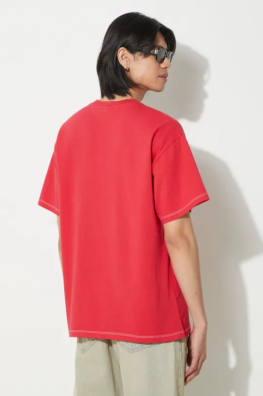 czerwony Aries t-shirt bawełniany JAdoro Aries SS Tee