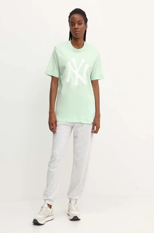 πράσινο Βαμβακερό μπλουζάκι 47 brand MLB New York Yankees