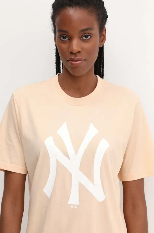Бавовняна футболка 47 brand MLB New York Yankees Unisex
