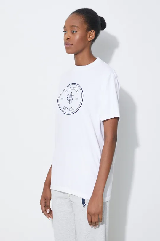 white Sporty & Rich cotton t-shirt Eden Crest T Shirt