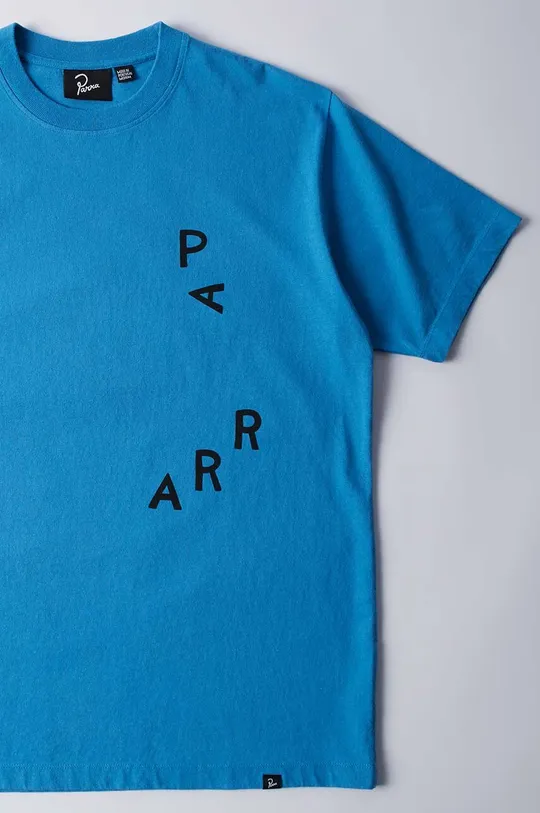 by Parra t-shirt bawełniany Fancy Horse niebieski