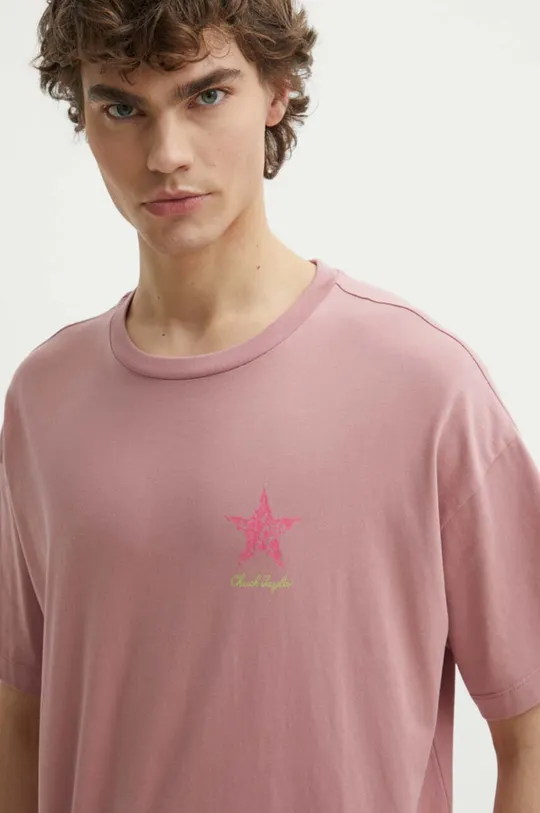rosa Converse t-shirt in cotone