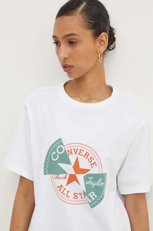 Хлопковая футболка Converse