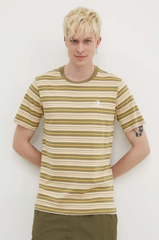 Βαμβακερό μπλουζάκι Converse πολύχρωμο