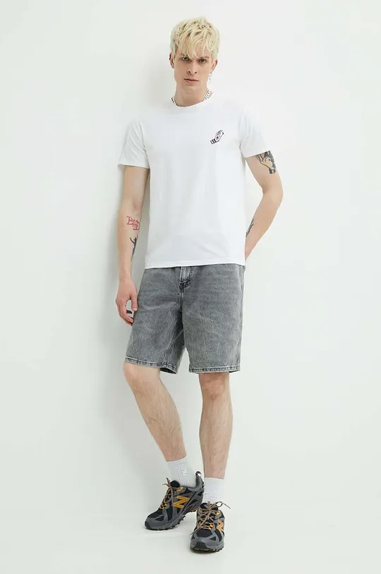 Kaotiko t-shirt bawełniany biały