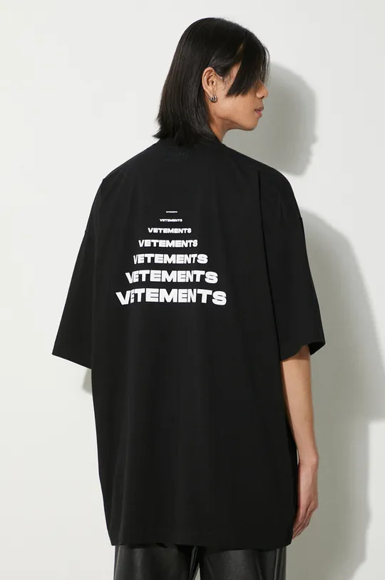 VETEMENTS t-shirt in cotone Pyramid Logo Unisex