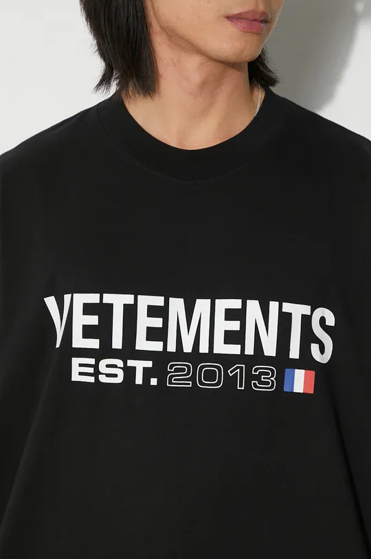 Бавовняна футболка VETEMENTS Flag Logo T-Shirt