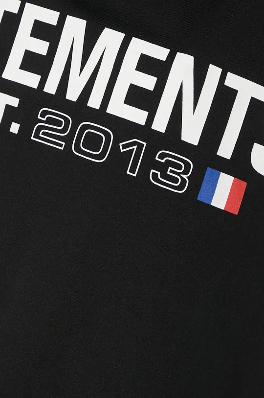 Βαμβακερό μπλουζάκι VETEMENTS Flag Logo T-Shirt