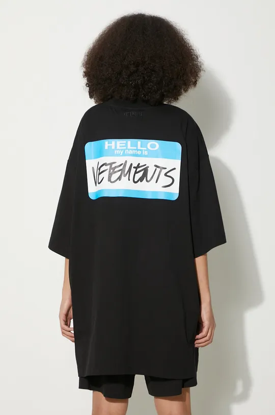 VETEMENTS t-shirt bawełniany My Name Is Vetements