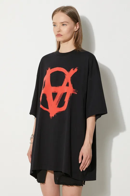 Βαμβακερό μπλουζάκι VETEMENTS Double Anarchy