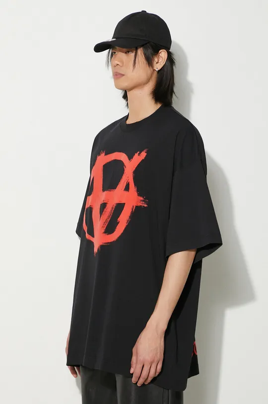 Βαμβακερό μπλουζάκι VETEMENTS Double Anarchy
