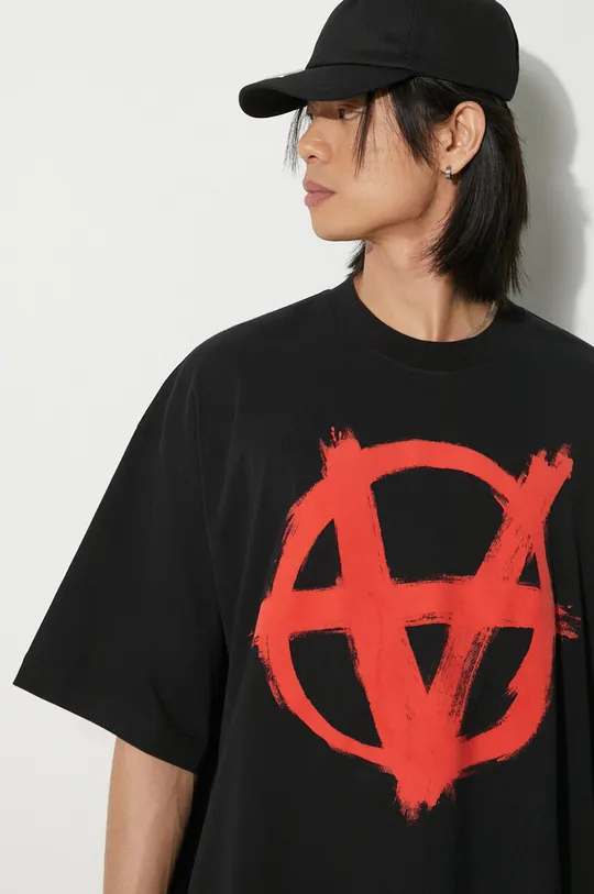VETEMENTS tricou din bumbac Double Anarchy