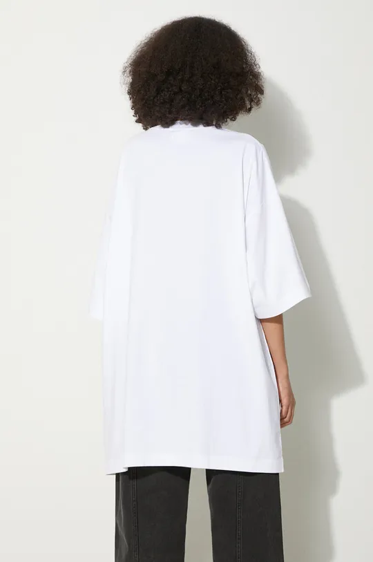 λευκό Βαμβακερό μπλουζάκι VETEMENTS 4 Seasons Embroidered Logo T-Shirt