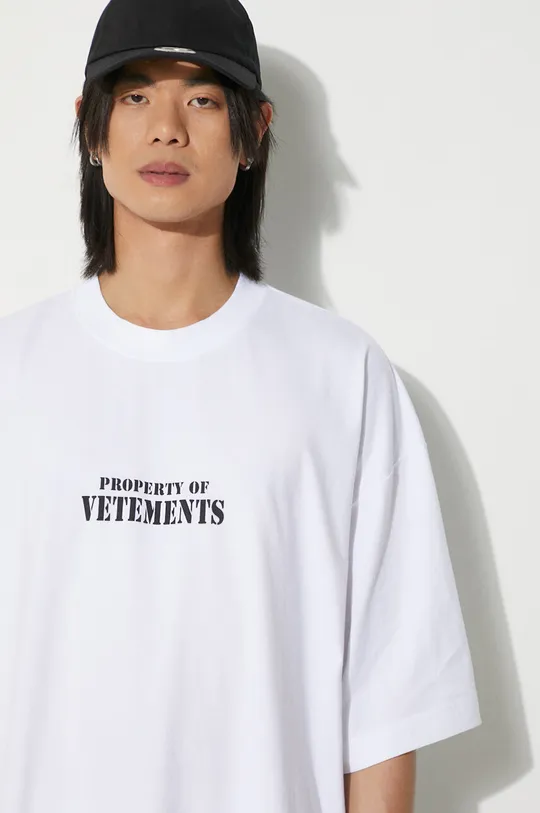 VETEMENTS t-shirt in cotone Property Of Vetements T-Shirt