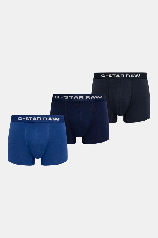 G-Star Raw bokserki 3-pack dzianina niebieski D23773.D516