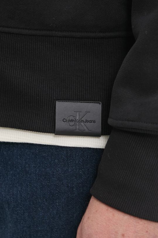 Βαμβακερή μπλούζα Calvin Klein Jeans J30J326753 μαύρο