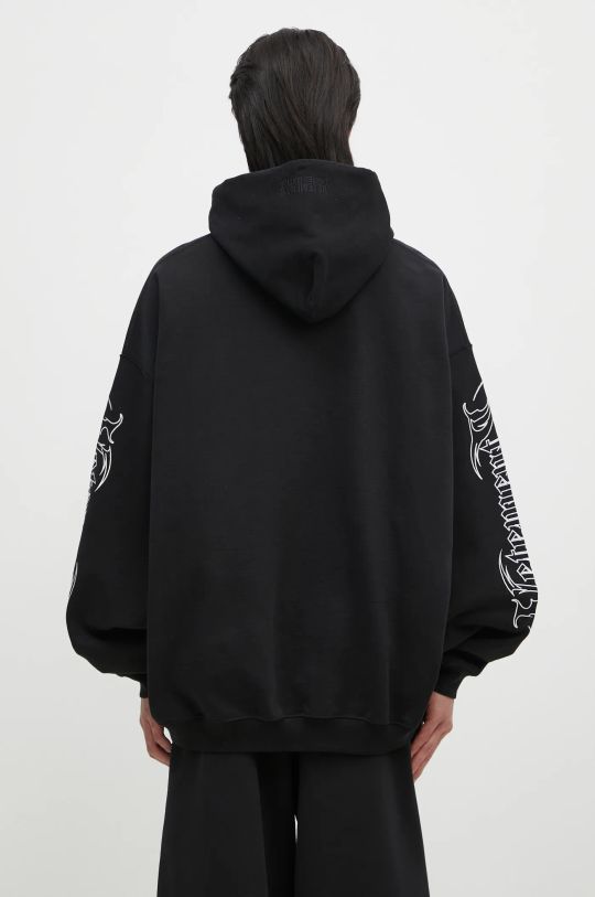 Abbigliamento VETEMENTS felpa Metal Embroidered Oversized UA66HD750B nero