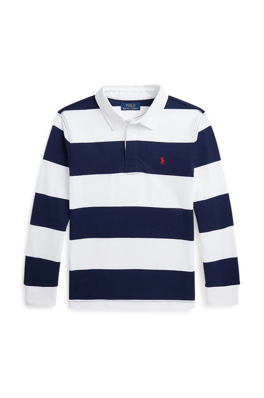 Polo Ralph Lauren longsleeve bawełniany dziecięcy 323932280001 granatowy SS25