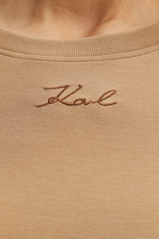 Karl Lagerfeld longsleeve A1W17081 beżowy