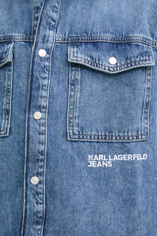 Τζιν πουκάμισο Karl Lagerfeld Jeans A1M16012 μπλε