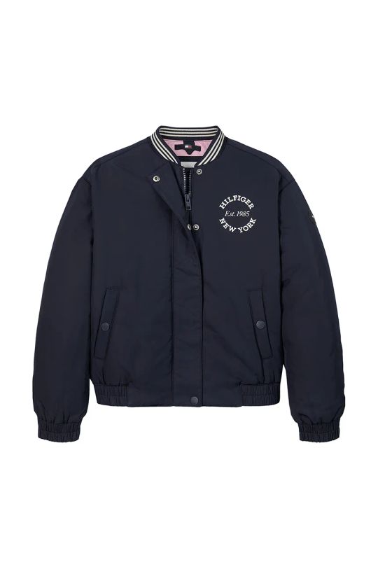 Παιδικό μπουφάν bomber Tommy Hilfiger KG0KG08312.116.122.PPYA μαύρο SS25