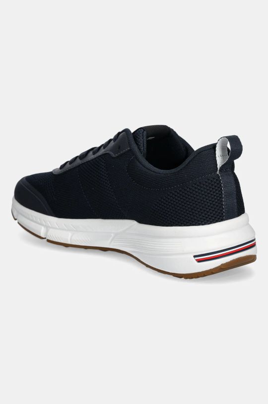 Obuv Tenisky Tommy Hilfiger LIGHTWEIGHT MODERN KNIT RUNNER FM0FM05326 tmavomodrá