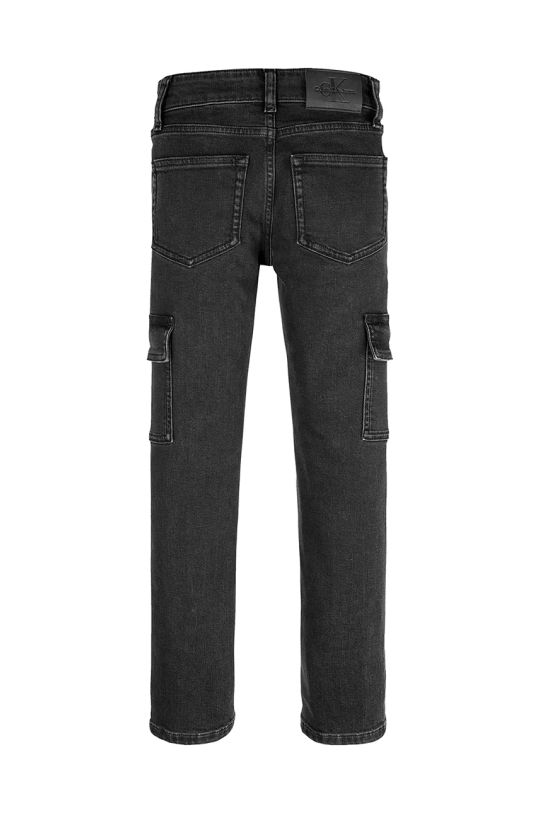 Chłopiec Calvin Klein Jeans jeansy dziecięce REG. STRGHT IB0IB02300.PPYA czarny