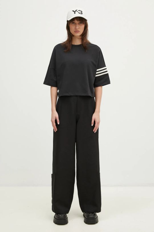 Y-3 spodnie Sport Uniform Wide Leg Pants JD1759 czarny