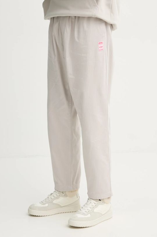 adidas Originals pantaloni de bumbac Wabash chinos bej JD0673