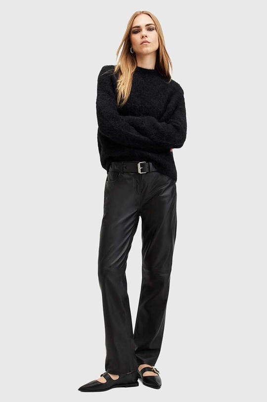 AllSaints pulover de lana VORTEX JUMPER W032KB negru