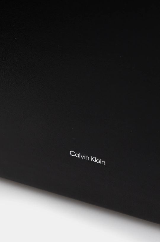 Calvin Klein torebka skórzana czarny LV04F3000G