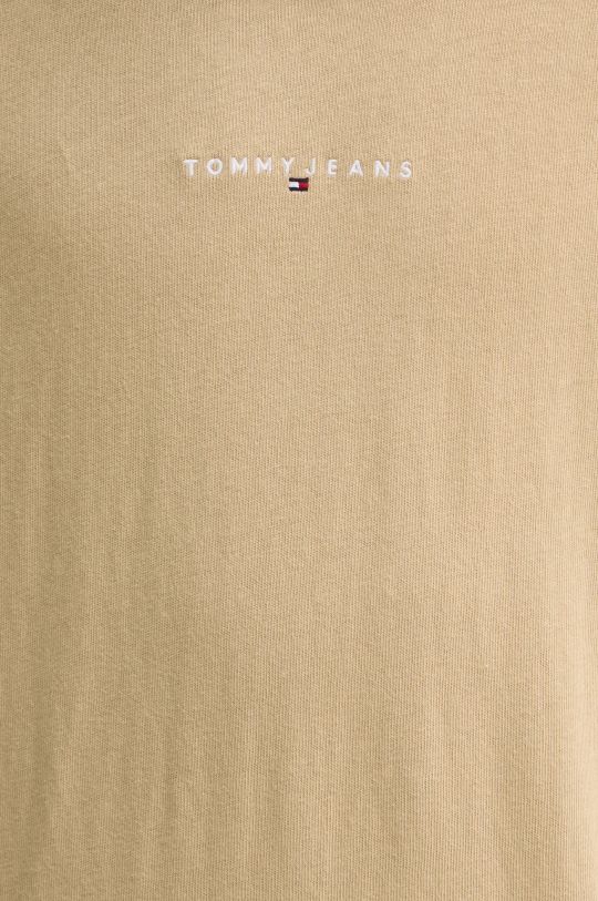 Tommy Jeans tricou din bumbac DM0DM21110 bej