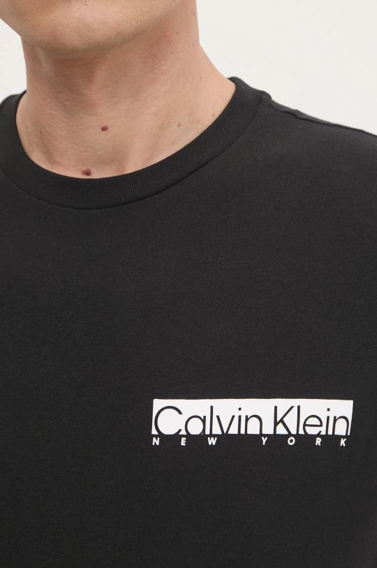 Calvin Klein t-shirt bawełniany K10K113800 czarny