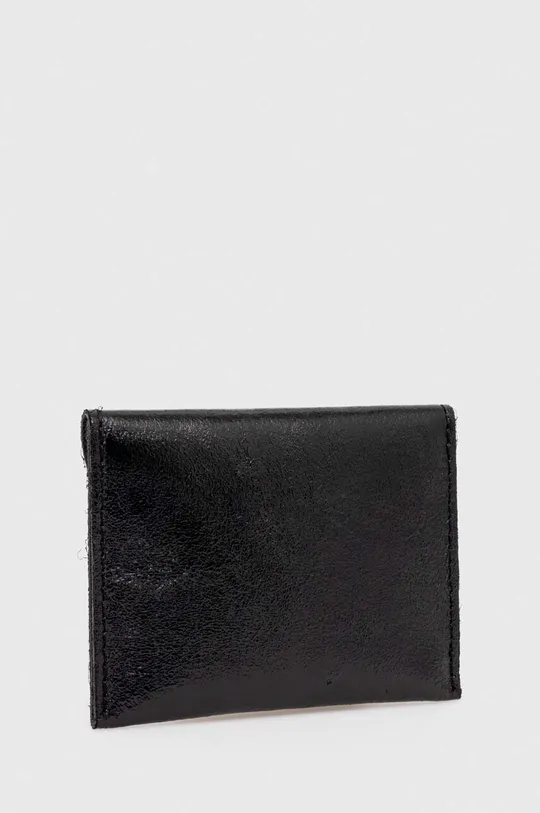 Шкіряний гаманець Answear Lab чорний