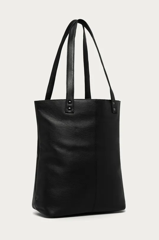 Answear Lab - Bőr táska fekete