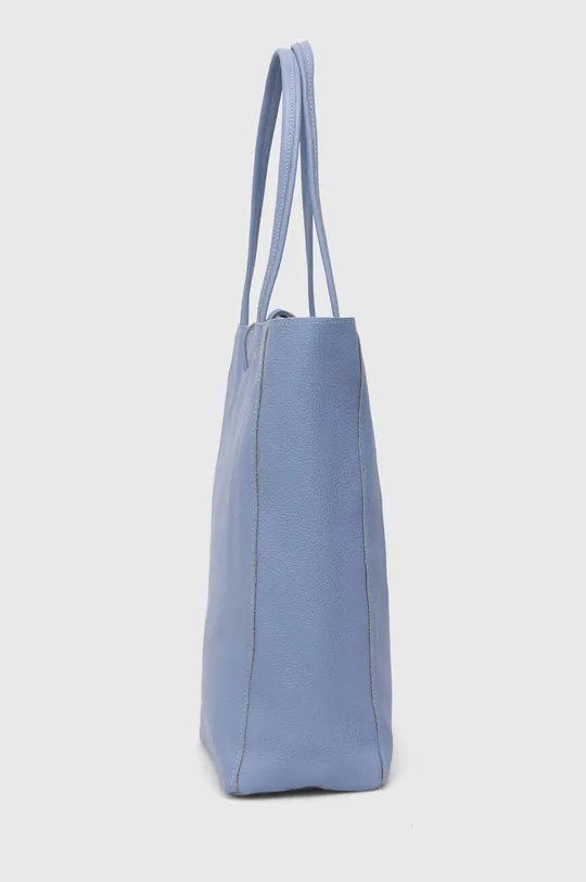 Usnjena torbica Answear Lab modra
