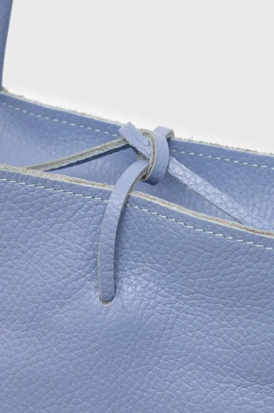 голубой Кожаная сумочка Answear Lab