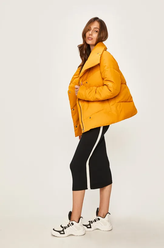 sárga Answear - Rövid kabát Női