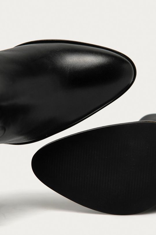 čierna Answear - Kožené kovbojské topánky Answear Lab